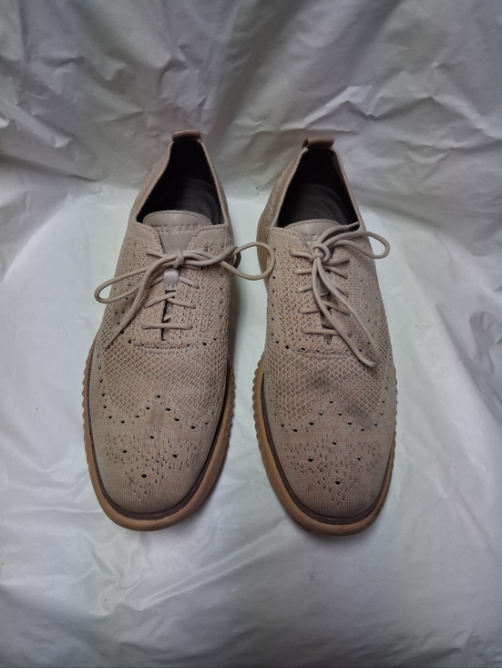 Cole Haan Men\'s Knit Lace-Up Casual Shoes - Beige Sz 9M Preowned main image 12
